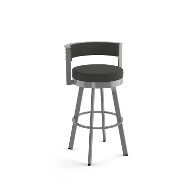 26" Browser Swivel Counter Height Barstool With Upholstered Seat - Amisco 11 26" Browser Swivel Counter Height Barstool With Upholstered Seat - Amisco - Image 9