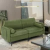 Costway Modern Loveseat 2-Seat Sofa Couch W/ 2 Bolsters & Side Storage Pocket Army Green 2 Costway Modern Loveseat 2-Seat Sofa Couch W/ 2 Bolsters & Side Storage Pocket Army Green -Famous Furniture Store GUEST b2a1d520 47e8 43c5 940e 078dff3ea1f6