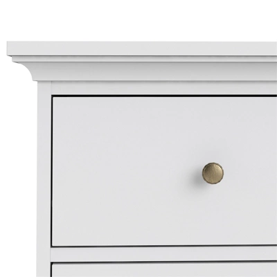 Wood Sonoma 4 Drawer Chest In White-Tvilum 10 Wood Sonoma 4 Drawer Chest In White-Tvilum - Image 8