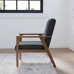 Lara Exposed Arm Accent Chair Charcoal - Brookside Home 11 Lara Exposed Arm Accent Chair Charcoal - Brookside Home -Famous Furniture Store GUEST b3d3a3ea 0609 4714 84bb c7a2efdf55a3