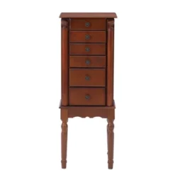Wylie Jewelry Armoire Cherry Red - Powell Company -Famous Furniture Store GUEST b3ec66ec bda8 4c85 895b eb8cf404fbdf