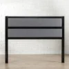 Jessica Upholstered Metal Headboard Gray - Zinus -Famous Furniture Store GUEST b4068ba1 d0cb 4c64 a401 4249c8890d7d