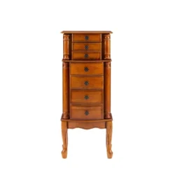 Marie Jewelry Armoire Oak - Powell Company -Famous Furniture Store GUEST b414cf76 5536 445d a1f2 e62799b5f897