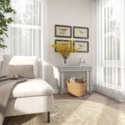 Farmhouse Mango Wood Console Table - Olivia & May 30 Farmhouse Mango Wood Console Table - Olivia & May -Famous Furniture Store GUEST b4cccfb3 9b68 4863 8c51 6495e679c28f