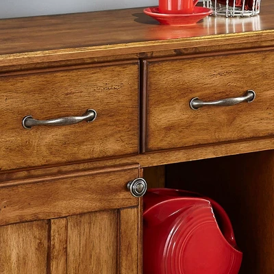 Hutch-Style Buffet Wood/Oak - Home Styles 6 Hutch-Style Buffet Wood/Oak - Home Styles - Image 4