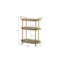 Lauren Bar Cart Antique Gold -Famous Furniture Store GUEST b575c1bc f874 49e0 aa31 6950ca99e266