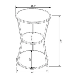 Evie 3 Tier Side Table - Powell -Famous Furniture Store GUEST b787e73b 7dec 4a76 9975 1e478dedc338