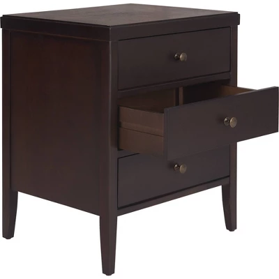 Finley Solid Wood 3 Drawer Nightstand - ClickDecor 12 Finley Solid Wood 3 Drawer Nightstand - ClickDecor - Image 10