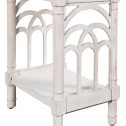 1 Drawer Side Table Distressed White - Stylecraft -Famous Furniture Store GUEST b98e5b5d d93c 4355 bc7f ac84950c4a5b