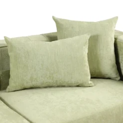 80.5" Modern Upholstered Sofa With Golden Metal Legs And 4 Pillows-ModernLuxe -Famous Furniture Store GUEST b99afd5b 243e 44a8 9ccd 6f09edfb513a