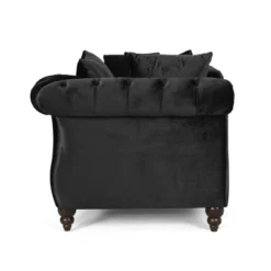 Houck Modern Glam Tufted Velvet Tete-A-Tete Chaise Lounge With Accent Pillows - Christopher Knight Home -Famous Furniture Store GUEST b9fc1ec5 1274 4ca1 b9c9 f9846e8d0a95