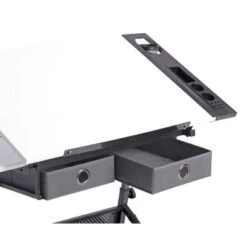 Core Drawing Table And Stool Set Charcoal Black/White - Studio Designs 33 Core Drawing Table And Stool Set Charcoal Black/White - Studio Designs -Famous Furniture Store GUEST ba1dbb4e 6bb8 4e15 a8dd 233c7d56cc4b