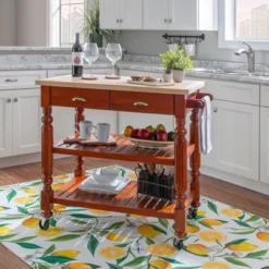 Barker Kitchen Cart And Islands - Linon -Famous Furniture Store GUEST ba264345 76cd 41d5 8b68 cdf82b6416be