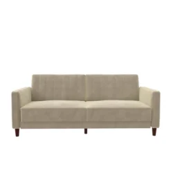Isabella Tufted Transitional Futon - Room & Joy -Famous Furniture Store GUEST ba868680 a4d1 4f5f 81fd 1f58e47bf38c