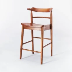 Kaysville Curved Back Wood Counter Height Barstool - Threshold™ Designed With Studio McGee -Famous Furniture Store GUEST baa82fbe ac12 4c2a 9ae3 99bba3e5e2ba