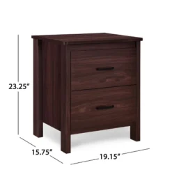 3pc Olimont Contemporary Double Dresser And Nightstand Set Walnut - Christopher Knight Home -Famous Furniture Store GUEST bb0e23a6 1e36 4a3f a176 81e1c6fe7f3b