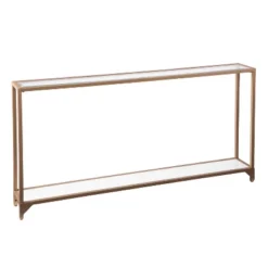 Berton Narrow Metal Console - Aiden Lane -Famous Furniture Store GUEST bbb3279a 2480 459b 8d6d 62ec1ae4f156
