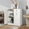 Costway Kitchen Storage Cabinet 2 Drawer Sideboard Floor Cupboard With Adjustable Shelves -Famous Furniture Store GUEST bbc2928d 778f 4af2 b693 dc45e793c067