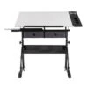 Core Drawing Table And Stool Set Charcoal Black/White - Studio Designs -Famous Furniture Store GUEST bc9f2daf cf8e 4d45 8748 d91ff2ffb723