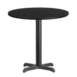 Flash Furniture 30'' Round Laminate Table Top With 22'' X 22'' Table Height Base -Famous Furniture Store GUEST bed65cdf f99e 4cdf be46 9f9546d7778a