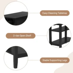 Costway 2PCS 3-Tier End Table Sofa Side Table Nightstand W/ Shelf & Drawer 10 Costway 2PCS 3-Tier End Table Sofa Side Table Nightstand W/ Shelf & Drawer -Famous Furniture Store GUEST bf2d1637 63d1 4615 8fbb db00debfc40d