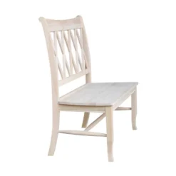 Double X - Back Bench - Unfinished - International Concepts -Famous Furniture Store GUEST bf6dd013 ed2a 4438 84c6 03b3d156ff20