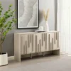 Modern Staggered Vertical Accent 3 Door Sideboard - Saracina Home 1 Modern Staggered Vertical Accent 3 Door Sideboard - Saracina Home -Famous Furniture Store GUEST bf82bcb4 ffea 4839 8728 ece5fcb4b6da