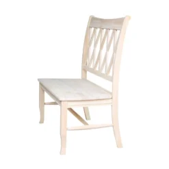 Double X - Back Bench - Unfinished - International Concepts -Famous Furniture Store GUEST bf8ce756 996f 460e 91fd 8e3e5f44c406