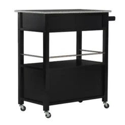 Cameron Kitchen Cart With Granite Top - Linon -Famous Furniture Store GUEST c00cab57 8cfa 42b6 9862 b66b9097cb78