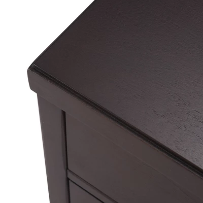 Finley Solid Wood 3 Drawer Nightstand - ClickDecor 8 Finley Solid Wood 3 Drawer Nightstand - ClickDecor - Image 6