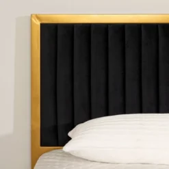 Queen Flam Upholstered Metal Bed - South Shore 22 Queen Flam Upholstered Metal Bed - South Shore -Famous Furniture Store GUEST c1e0c773 a427 4b54 9515 8ab68feef783