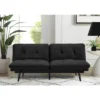 Finley Convertible Futon Sofa Bed Black - Serta 2 Finley Convertible Futon Sofa Bed Black - Serta -Famous Furniture Store GUEST c231ca29 4933 4b59 978e 1a7af7466c54