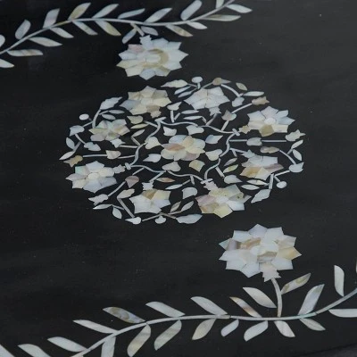 Eclectic Wood Console Table Gold - Olivia & May 5 Eclectic Wood Console Table Gold - Olivia & May - Image 3