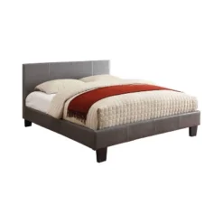 Lizsa Leatherette Upholstered Eastern Bed - HOMES: Inside + Out -Famous Furniture Store GUEST c3670854 64c3 49ea aef0 63f523bfb109