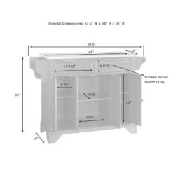 Lafayette Wood Top Full Size Kitchen Island/Cart Mahogany - Crosley -Famous Furniture Store GUEST c3c56b87 b7ce 4a52 8d63 7039e5a81b61