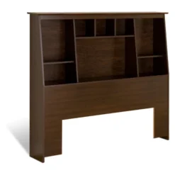 Full/Queen Tall Slant Back Bookcase Headboard - Prepac -Famous Furniture Store GUEST c3e4e129 f6bd 4291 b7e7 5b2c2fdc4986