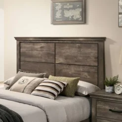 3pc Jacobi Bed With 2 Nightstands Gray - HOMES: Inside + Out -Famous Furniture Store GUEST c57e6cf9 5958 49fa 92b8 4db4b1c4d0c2
