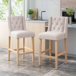 Set Of 2 Lansglen Button Tufted Wingback Barstools - Christopher Knight Home 12 Set Of 2 Lansglen Button Tufted Wingback Barstools - Christopher Knight Home -Famous Furniture Store GUEST c598b279 adb9 4078 a912 c4db543d1ea4