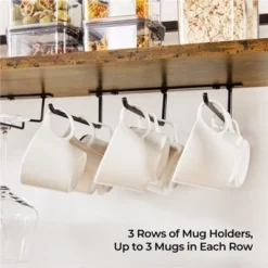 Yaheetech 65" Wine Bakers Rack Freestanding Wine Rack With Glass Holder And Wine Storage, Rustic Brown 13 Yaheetech 65" Wine Bakers Rack Freestanding Wine Rack With Glass Holder And Wine Storage, Rustic Brown -Famous Furniture Store GUEST c5c51ae1 0a88 4712 a47f 0d13a434936d