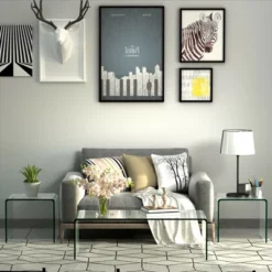 Costway Tempered Glass End Table Transparent Sofa Side Accent Table Living Room -Famous Furniture Store GUEST c5efdd33 d4d6 4b81 906d 2f69df649d04