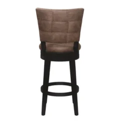 30" Kaede Wood And Upholstered Swivel Barstool Black/Chestnut - Hillsdale Furniture 14 30" Kaede Wood And Upholstered Swivel Barstool Black/Chestnut - Hillsdale Furniture -Famous Furniture Store GUEST c6720688 93f9 409c b622 c298b63ce27a