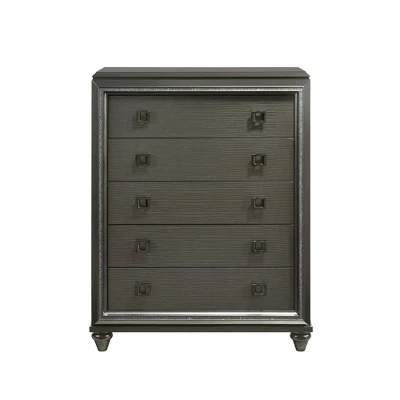 Farris 5 Drawer Chest Black - Picket House Furnishings 3 Farris 5 Drawer Chest Black - Picket House Furnishings