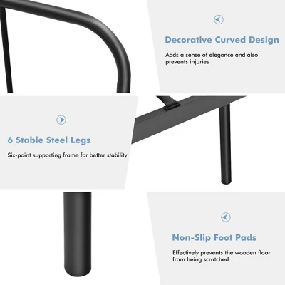 Costway Twin Size Metal Bed Frame Heavy Duty Mattress Foundation Under Bed Storage 11 Costway Twin Size Metal Bed Frame Heavy Duty Mattress Foundation Under Bed Storage - Image 9