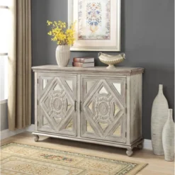 Alessandra 2 Door Credenza Ivory - Treasure Trove Accents -Famous Furniture Store GUEST c7535758 2265 4143 804b ea3b1f22ac04