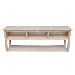 Concepts TV Stand For TVs Up To 80" Light Brown - International Concepts -Famous Furniture Store GUEST c7b1999c 7f52 4f67 a604 7c6051de586d