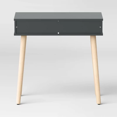 Modern Kids' Desk Dark Gray - Pillowfort™ 5 Modern Kids' Desk Dark Gray - Pillowfort™ - Image 3