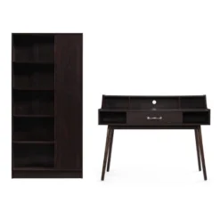 2pc Brenda Mid Century Home Office Set - Christopher Knight Home -Famous Furniture Store GUEST c85f5065 9e30 4f59 9cc8 0d582fd7fb93