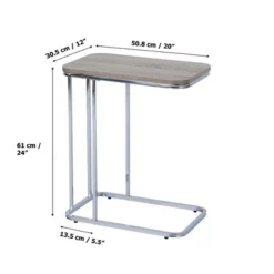 20" Cora Wood Grain Finish And Metal Base C-Table Brown - Teamson Home 15 20" Cora Wood Grain Finish And Metal Base C-Table Brown - Teamson Home -Famous Furniture Store GUEST c8bb9939 5acb 4868 9ff4 b67e76041d1e