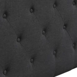 King Amery Tufted Upholstered Headboard Charcoal - Adore Decor -Famous Furniture Store GUEST c8ee2d9a 772d 4fe8 886f 4989fe95a64d