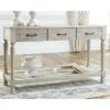 Shawnalore Sofa/Console Table Whitewash - Signature Design By Ashley -Famous Furniture Store GUEST c9fb0bb6 58a8 4d7f 923b 321e58298e8b